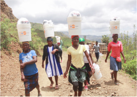 Filtri per l’acqua nella comunità di Haiti